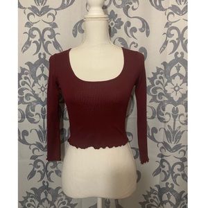 Long Sleeve Crop Top
